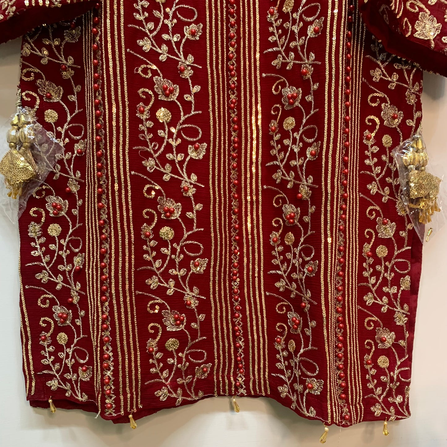 Majestic Threads – Chiffon 3-Piece with Intricate Embroidery & Artisan Neckline